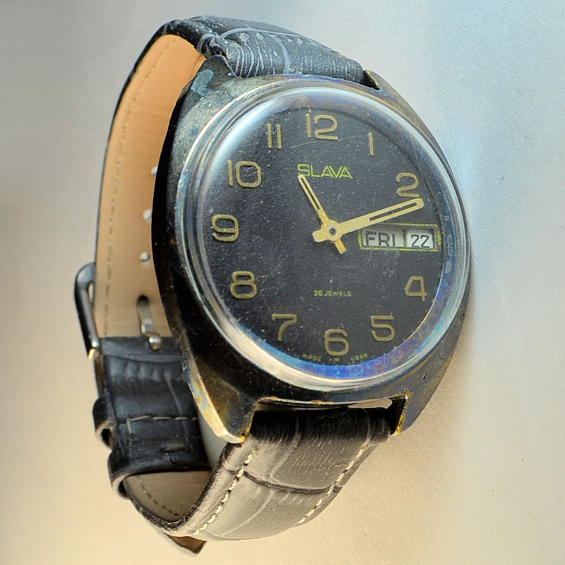 Винтажные советские часы слава черные каталог и стоимость фото